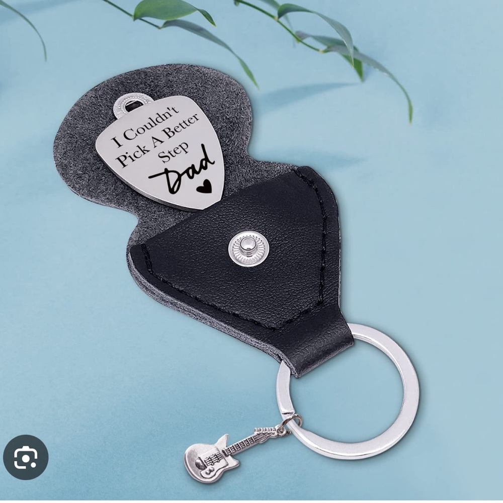 Guitar Pick Holder Keychain